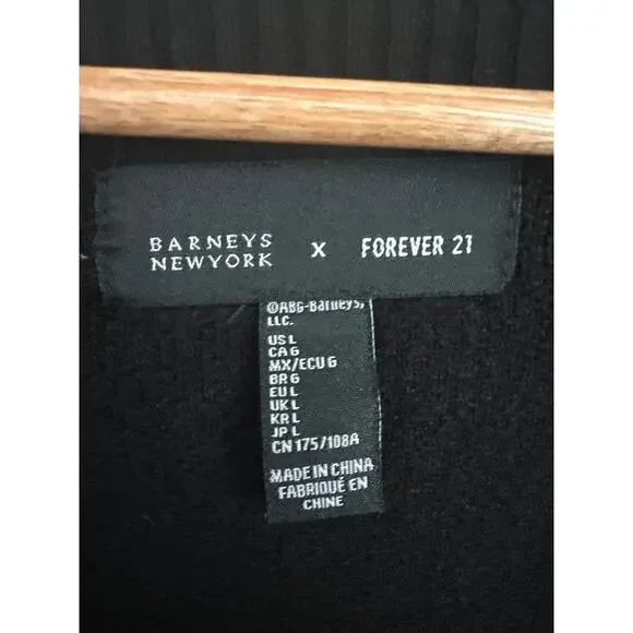 Unisex Barneys New York Utility Cardigan Sweater Button Up Size Large - Picture 8 of 9
